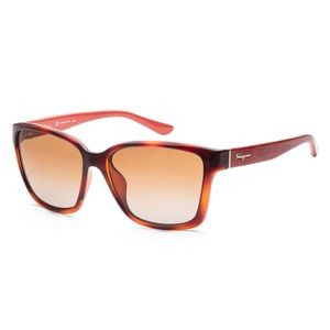 NWT Salvatore Ferragamo 58mm Square Sunglasses.